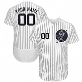 Yankees White Customized Flexbase New Design Jersey,baseball caps,new era cap wholesale,wholesale hats